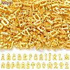 200Pcs Electroplated Plastic Charms KY-YW0002-35G-1