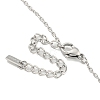 Non-Tarnish Ion Plating(IP) 304 Stainless Steel Pendants Necklace for Women NJEW-A027-04P-3