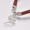 Faux Suede Bracelet Making MAK-WH0007-01E-2