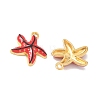 304 Stainless Steel Enamel Pendants STAS-Q119-08G-07-2