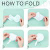 Polyester Foldable Flying Disc Fans AJEW-WH0752-538F-3