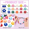 30Pcs 15 Colors Baking Paint Opaque Acrylic Beads MACR-TA0003-04-4