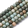 Ombre Effect Dyed Glass Beads Strands GLAA-T031-01O-13-1