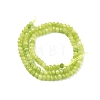 Dyed Natural Malaysia Jade Rondelle Beads Strands X-G-E316-2x4mm-41-2