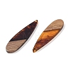 Resin & Wood Big Pendants WOOD-F015-08D-2