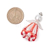 Beaded Angel Charms PALLOY-MZ00435-03-2