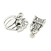 50Pcs Hallowmas Theme Tibetan Style Alloy Pendants FIND-U010-07-2