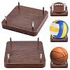 MDF Sport Ball Display Stands with Metal Support ODIS-WH0099-282-1