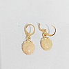 Ocean Theme Alloy Enamel Shell Shape Leverback Earrings FS-WG4EEAF-15-1