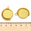 Zinc Alloy Pendant Cabochon Settings FIND-NH0001-13A-G-3