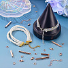 560Pcs 10 Styles Iron Slide On End Clasp Tubes DIY-TA0015-90-8