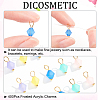 400Pcs Frosted Acrylic Charms FIND-DC0001-49-4
