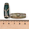 Tibetan Style dZi Beads TDZI-E004-59-3