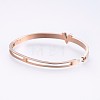 304 Stainless Steel Bangles BJEW-P223-15-4