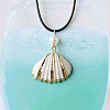 Natural Conch and Shell Pendant Necklace  YJ0466-4-1