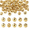 50Pcs 5 Styles Brass Spacer Beads KK-TA0009-12-2