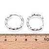 304 Stainless Steel Hoop Earrings STAS-T074-50P-3