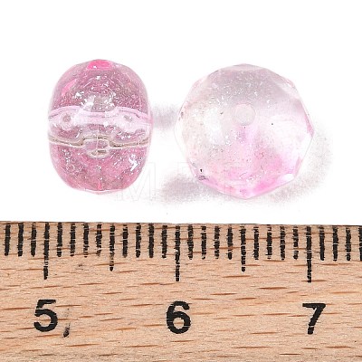 Two-Tone Transparent Acrylic Beads AC-CBAE44E-01A-04-1