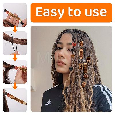 Plastic Topsy Tail Hair Styling Braiding Tool OHAR-FS0001-04-1