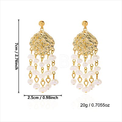 Zinc Alloy Chandelier Earrings for Women WGCA29C-03-1