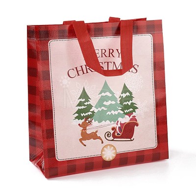 Christmas Theme Laminated Non-Woven Waterproof Bags ABAG-B005-02B-01-1