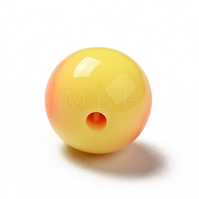 Two Tone Opaque Acrylic Beads SACR-K003-03-1