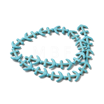 Synthetic Turquoise Dyed Beads Strands G-E594-07-1