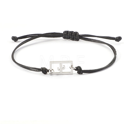 Adjustable Woven Nylon Link   Bracelets PW-WG8D959-04-1