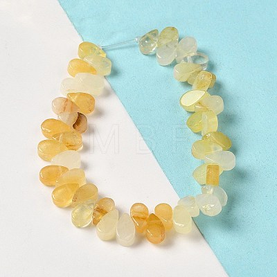 Natural Topaz Jade Beads Strands G-B064-B60-1