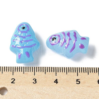 Baking Paint Glass Enamel Beads BLOW-D300-04I-1
