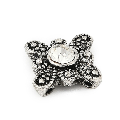 Alloy Rhinestone Beads FIND-A049-04AS-1