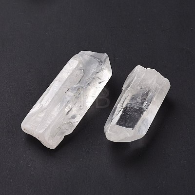 Rough Raw Natural Quartz Crystal Beads G-M376-04A-1