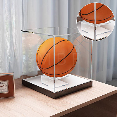 Acrylic Round Ball Display Stand AJEW-WH0282-99B-1