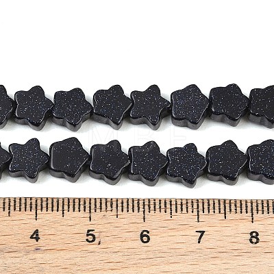 Synthetic Blue Goldstone Beads Strands GG-CBA199E-C02-01-1