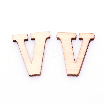 Chinese Cherry Wood Letter A~Z DIY-WH0204-31-1