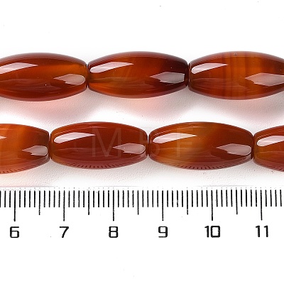 Natural Red Agate Beads Strands G-NH0019-C01-05-1