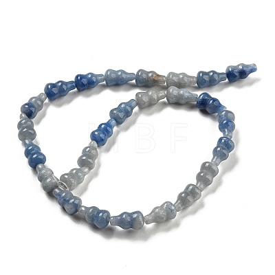 Natural Blue Aventurine Beads Strands G-C039-A10-1