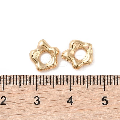 Brass Beads KK-NH0001-04G-1