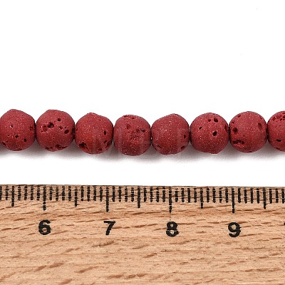 Dyed Synthetic Lava Rock Beads Strands GG-CBAAE19-06A-03-1