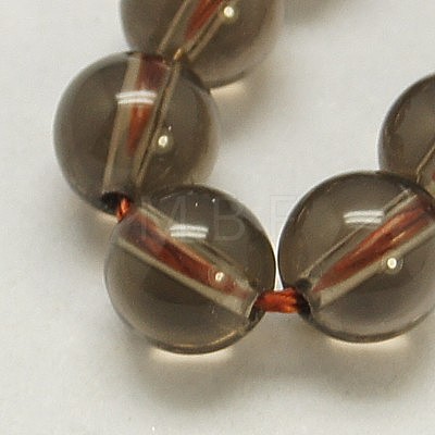 Natural Smoky Quartz Beads Strands G-C175-4mm-1-1