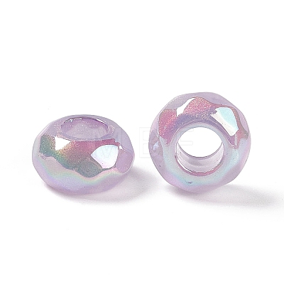 Opaque Acrylic Beads OACR-C008-03B-1