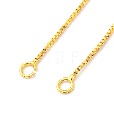 1MM Brass Box Chain Necklace Making NJEW-D302-79G-1