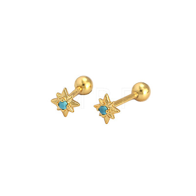 Star 925 Sterling Silver Pave Cubic Zirconia Cartilage Earrings FS-WG250FB-10-1