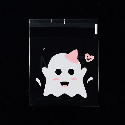 Halloween Theme Plastic Bakeware Bag ABAG-F007-03D-1