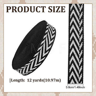 12 Yards Arrows Polyester Ribbon OCOR-PH0008-13E-1