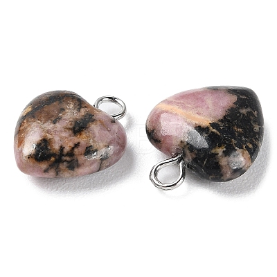 Natural Rhodonite Pendants G-E603-01P-05-1