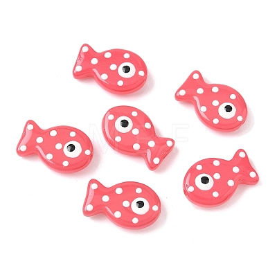 Baking Paint Glass Enamel Beads LAMP-D303-04D-1