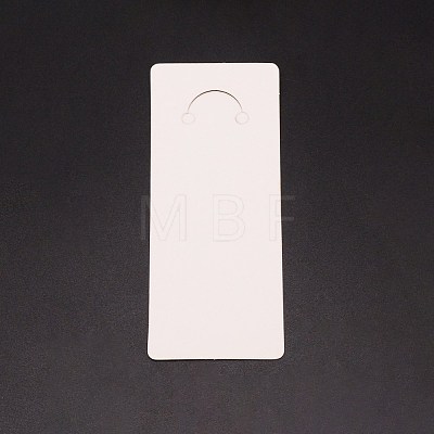 Blank Paper Keyring Display Card DIY-WH0315-02-1