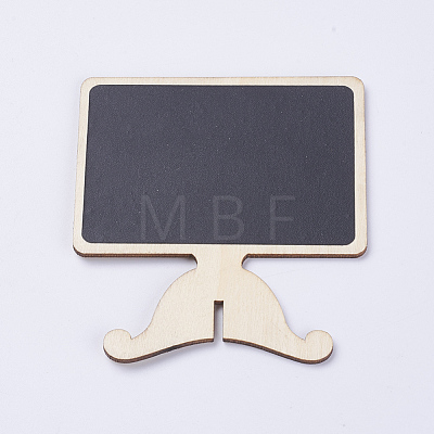 Wood Easel Chalkboard Place Card Holder Blackboards X-AJEW-G017-04A-1