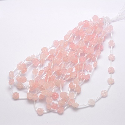 Natural Rose Quartz Beads X-G-O156-C-16-1